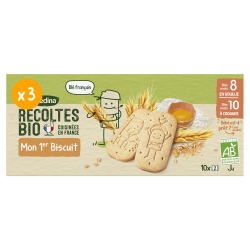 Mon 1er Biscuit bio - Lot x3 - Les Récoltes Bio