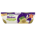 Blédîner - Fondue de Poireaux et Boulghour - 2x200g - Blédina è Dès 8 mois - Face