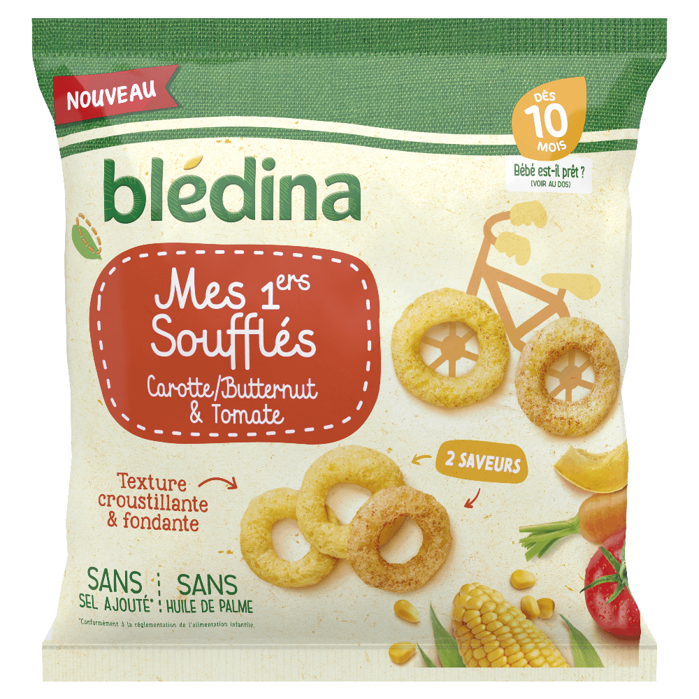 Mes soufflés Blédina - Lot multi-variétés x 3 - Blédina - Dès 15 mois