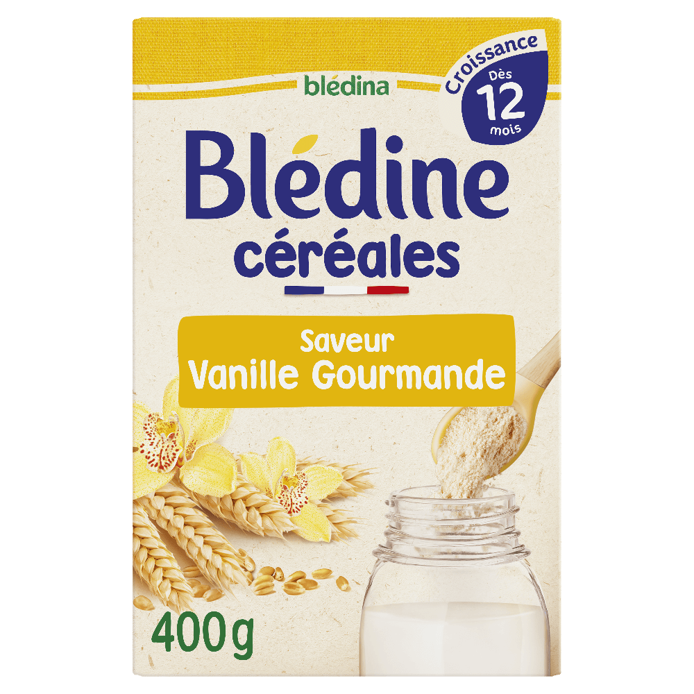 Blédine Croissance - Saveur Vanille Gourmande & Cacao Biscuit - Lot x2 - Blédina - Dès 12 mois