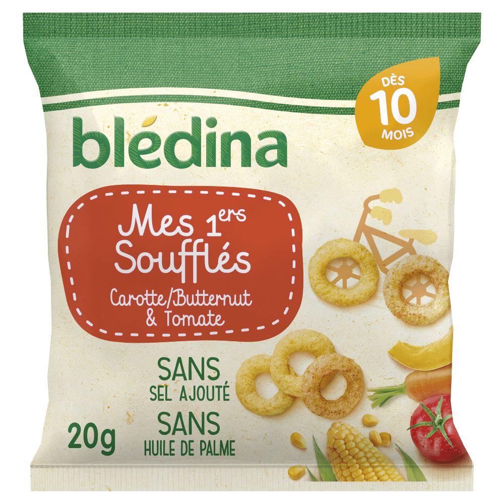 Mes soufflés Blédina - Lot multi-variétés x 3 - Dès 15 mois