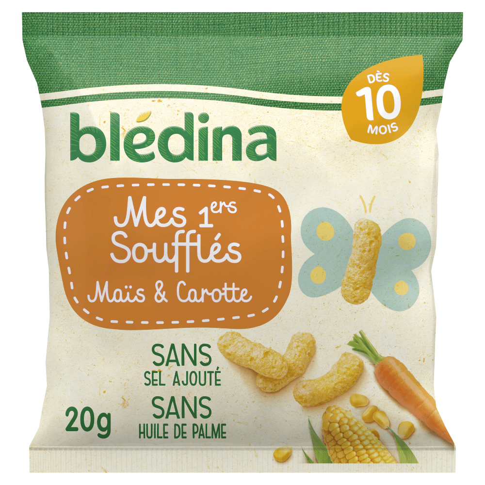 Mes soufflés Blédina - Lot multi-variétés x 3 - Dès 15 mois