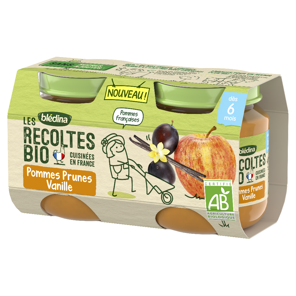 Petits pots - Les récoltes Bio - Lot Multi-variétés Mix de saveurs dès 6 mois x 3