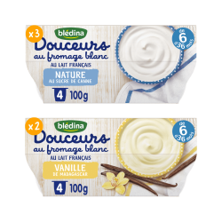 Pack Douceurs au Fromage Blanc dès 8 mois