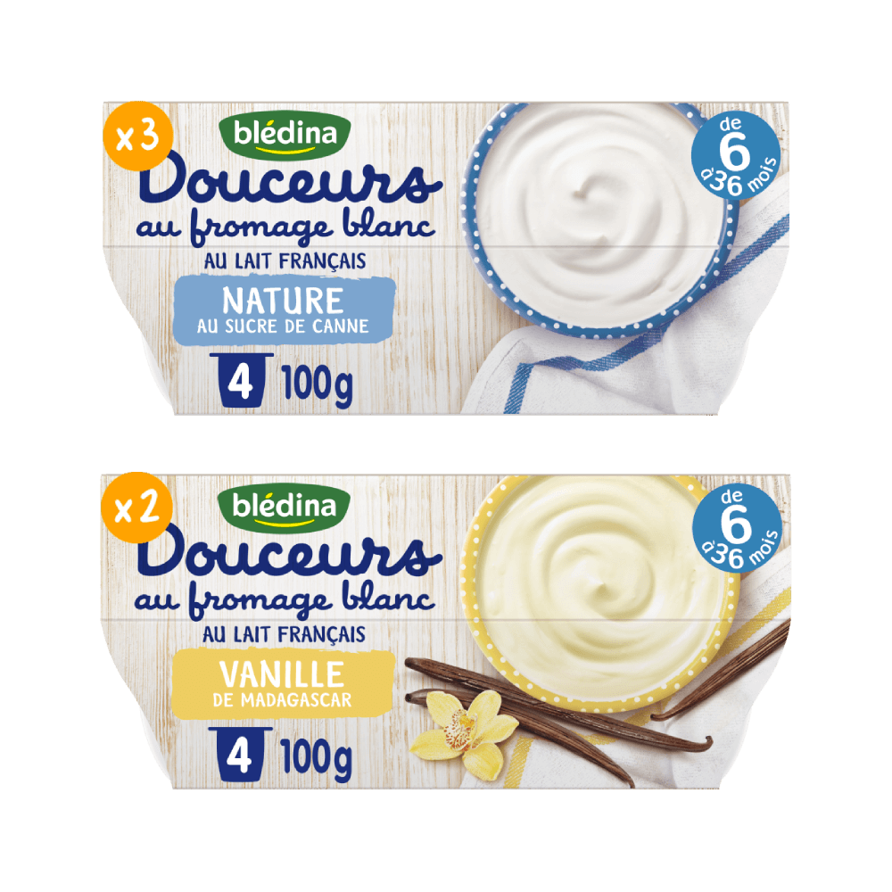 Pack Douceurs au Fromage Blanc dès 8 mois