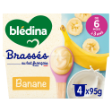 Les Brassés Banane - 4x95g - Face