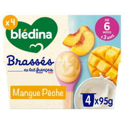 Les Brassés Mangue & Pêche - Lot x4 - Face