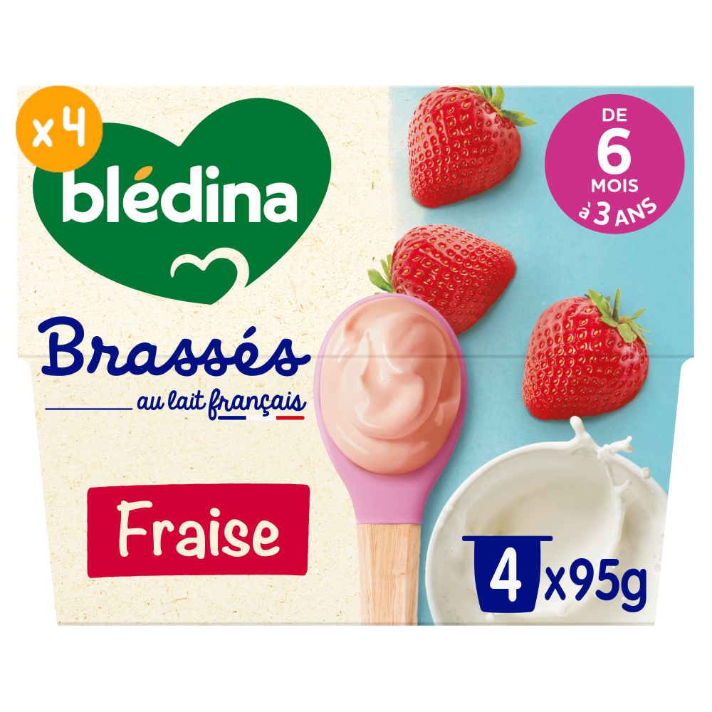 Les Brassés Fraise - Lot x4 - Face