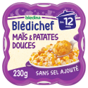 Blédichef - Crémeux de Maïs & Patates Douces au Cumin - 1x230g - Face
