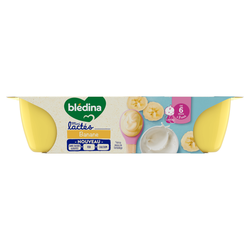 Mini Lactés Banane - Lot x4 - Profil