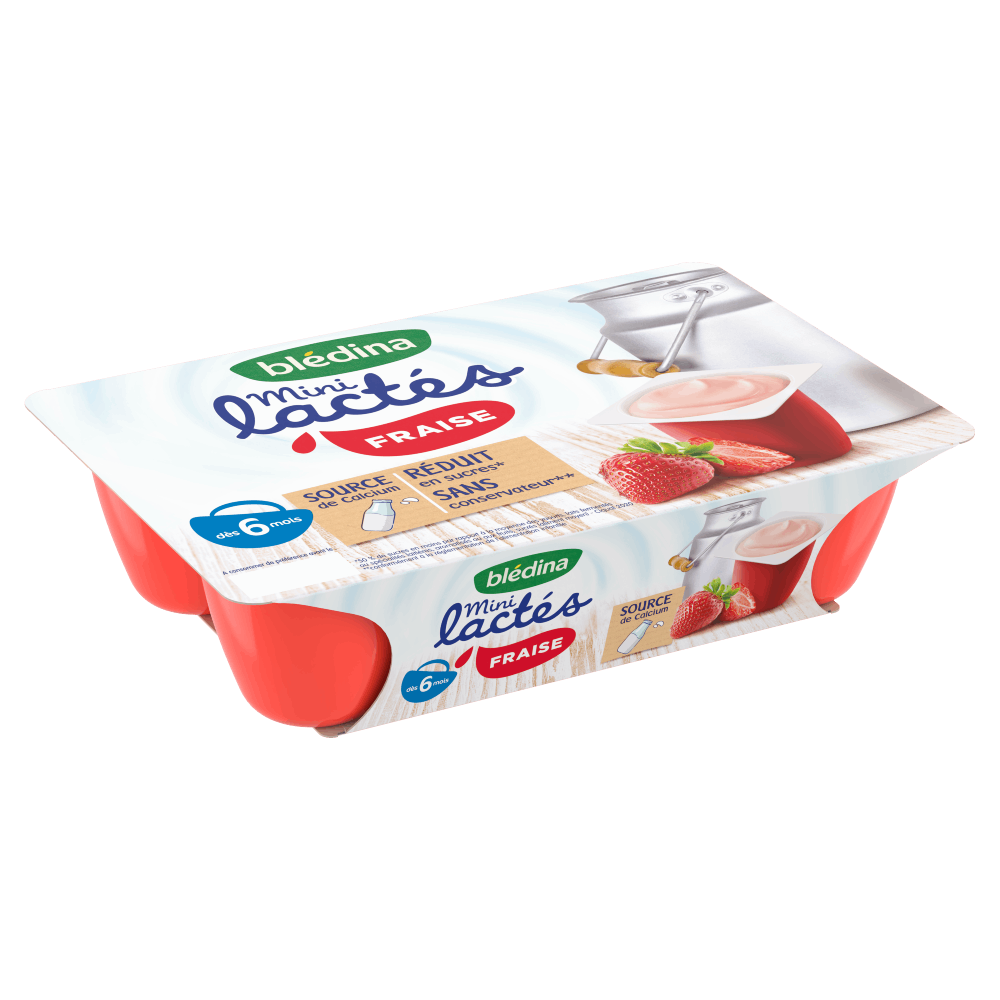Mini Lactés Fraise - Lot x3 - Côté