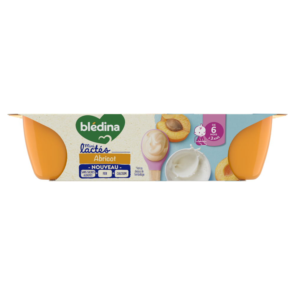 Mini Lactés Abricot - Lot x4 - Profil