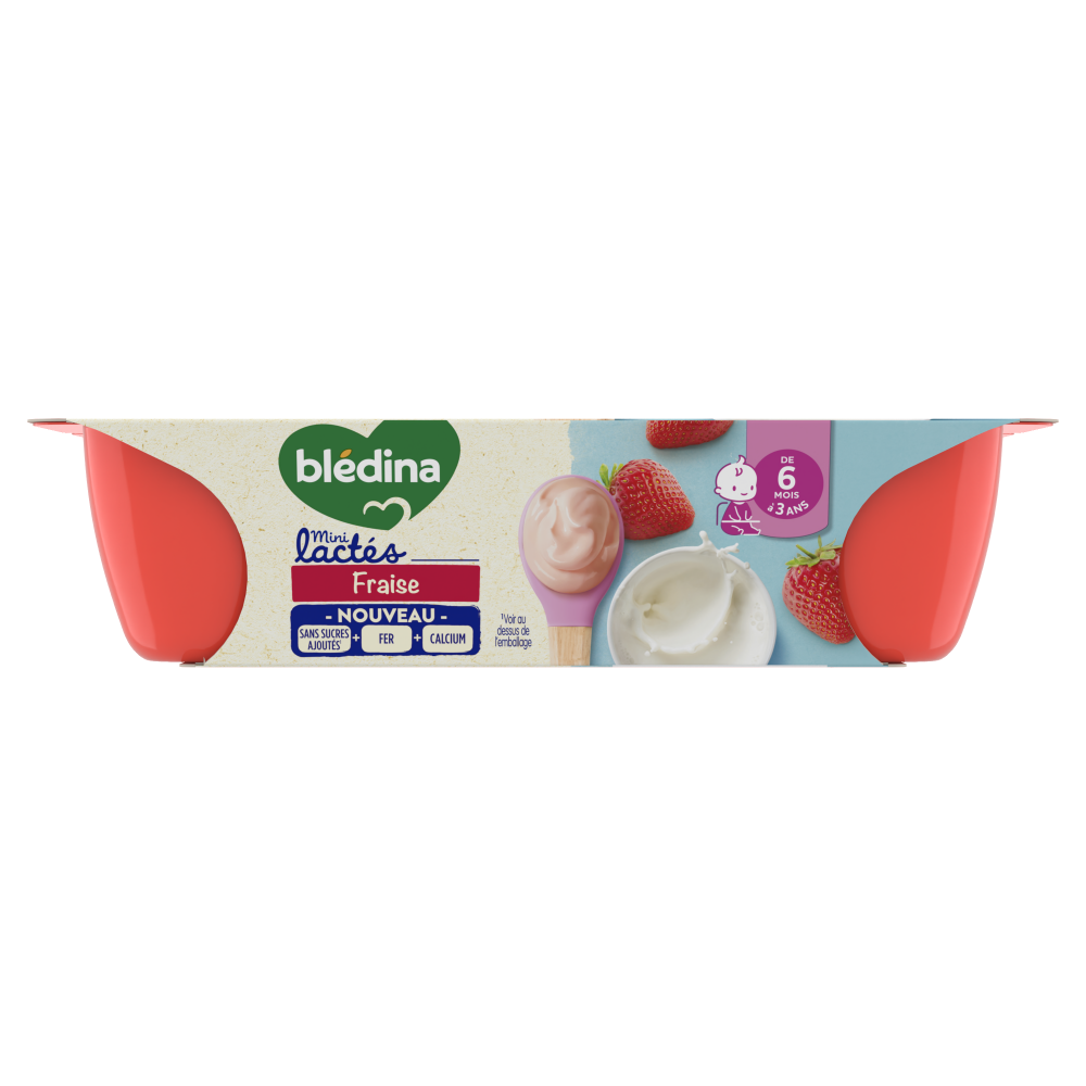 Mini Lactés Fraise - Lot x4 - Profil