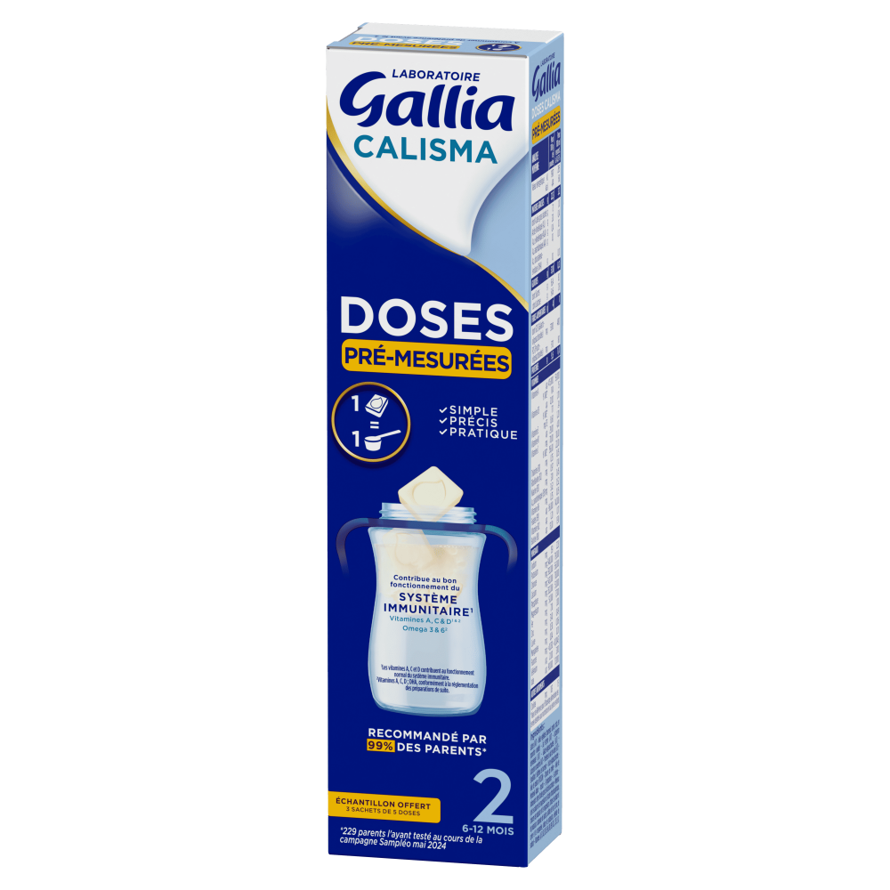 Doses Calisma Pré-mesurées 2ème âge Échantillon - Côté
