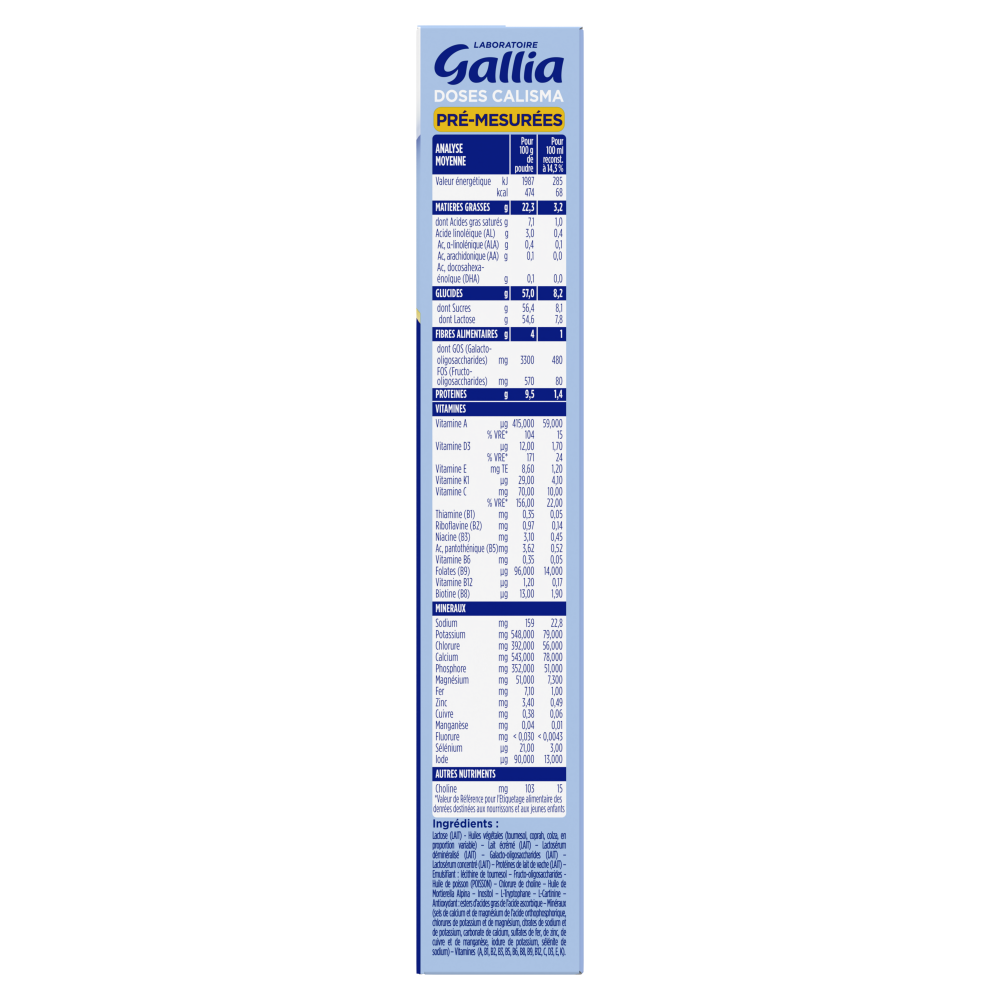 Doses Calisma Pré-mesurées 2ème âge Échantillon - Profil 1