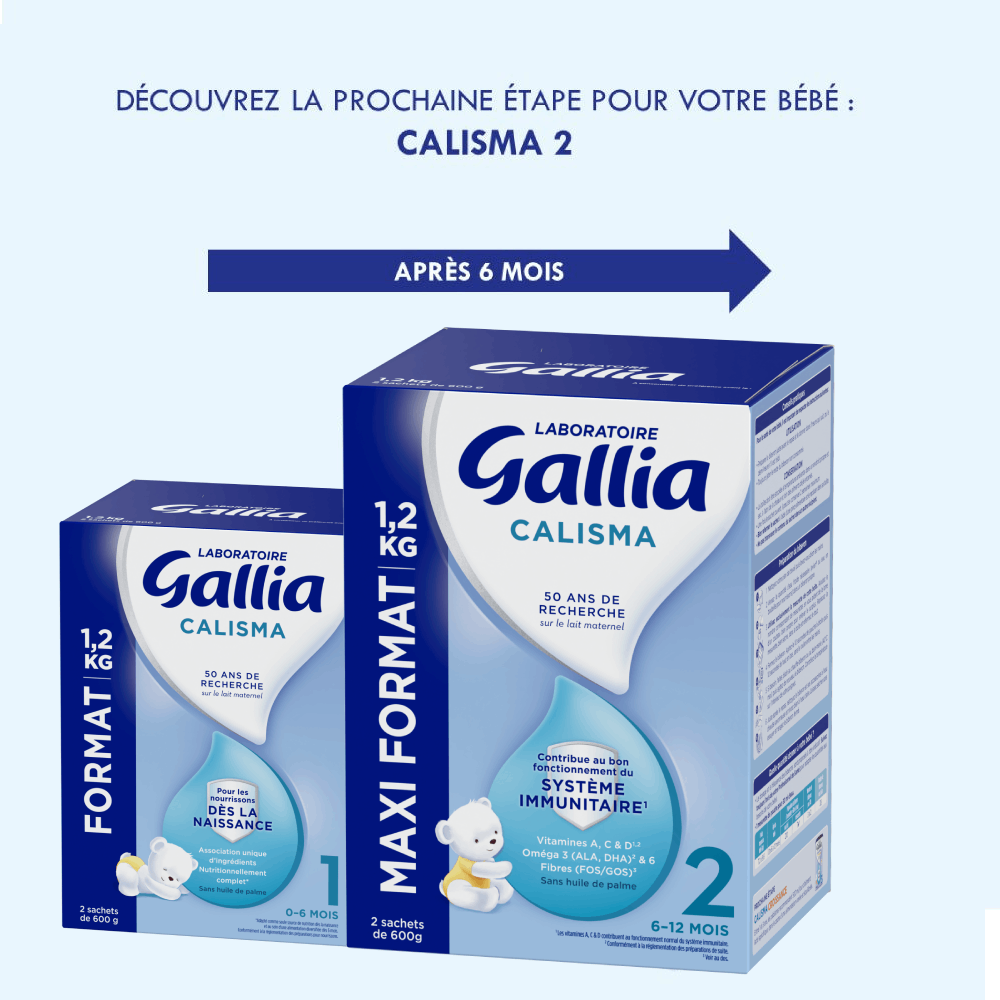Calisma 1er âge 1,2kg - Lait infantile - recommendation