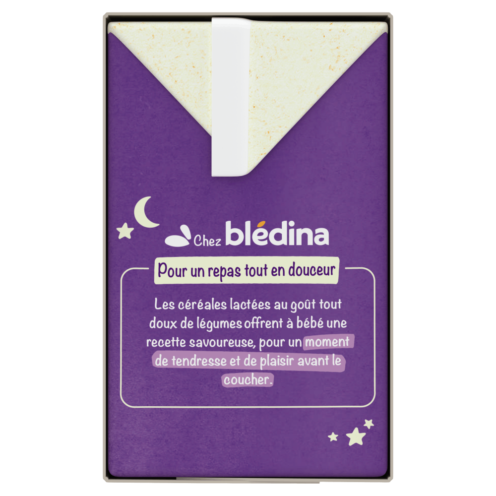 Blédîner - Briques Céréales lactées Courgettes - Lot x6 - cote 2