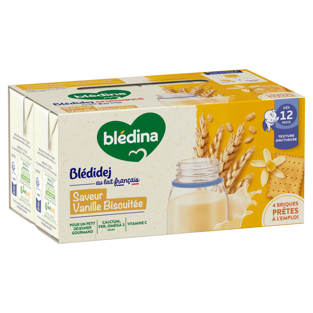 Blédidej - Croissance Biscuité Saveur Vanille - Lot x6 - Profondeur