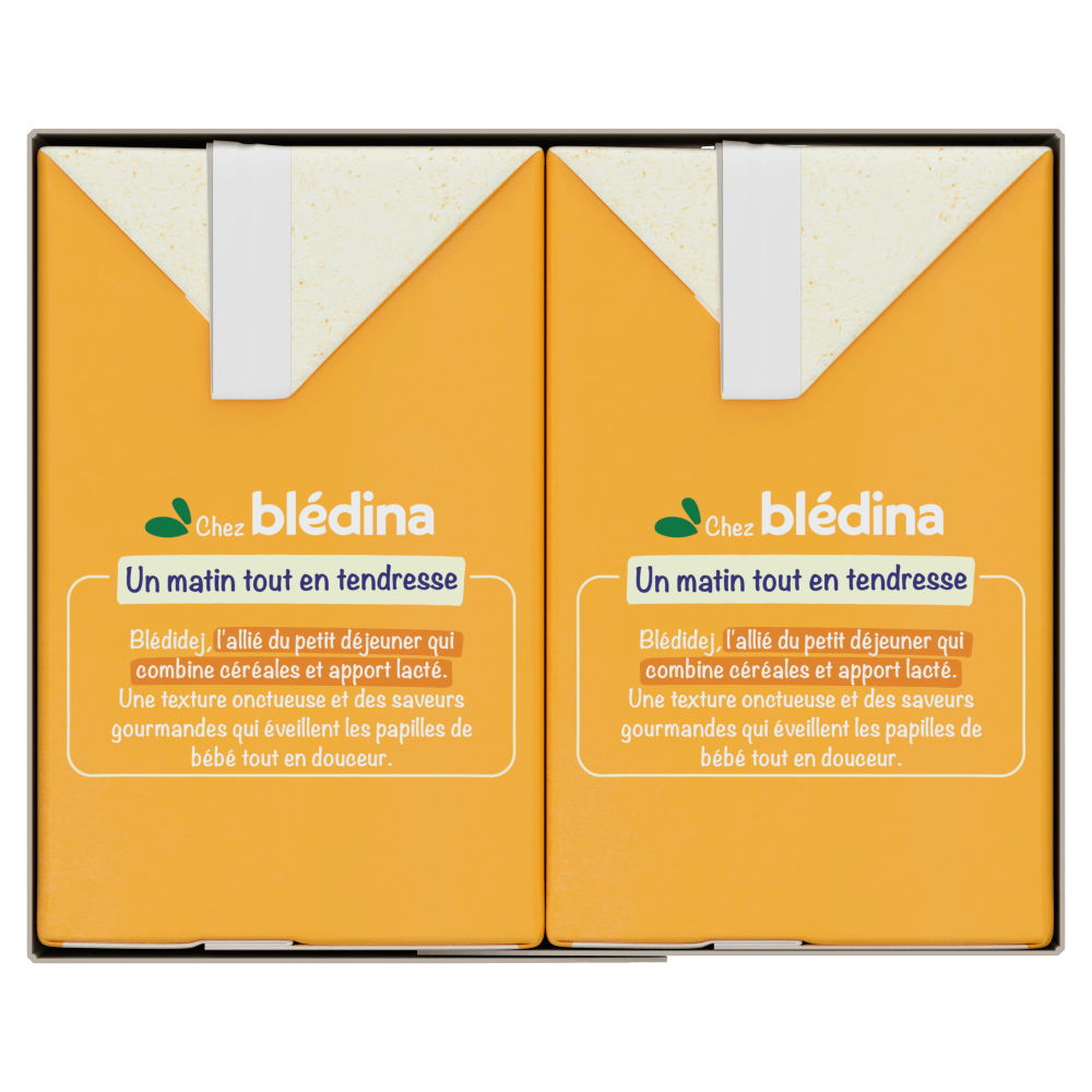 Blédidej - Croissance Chocolat Gourmand - 4x250ml - coté 2