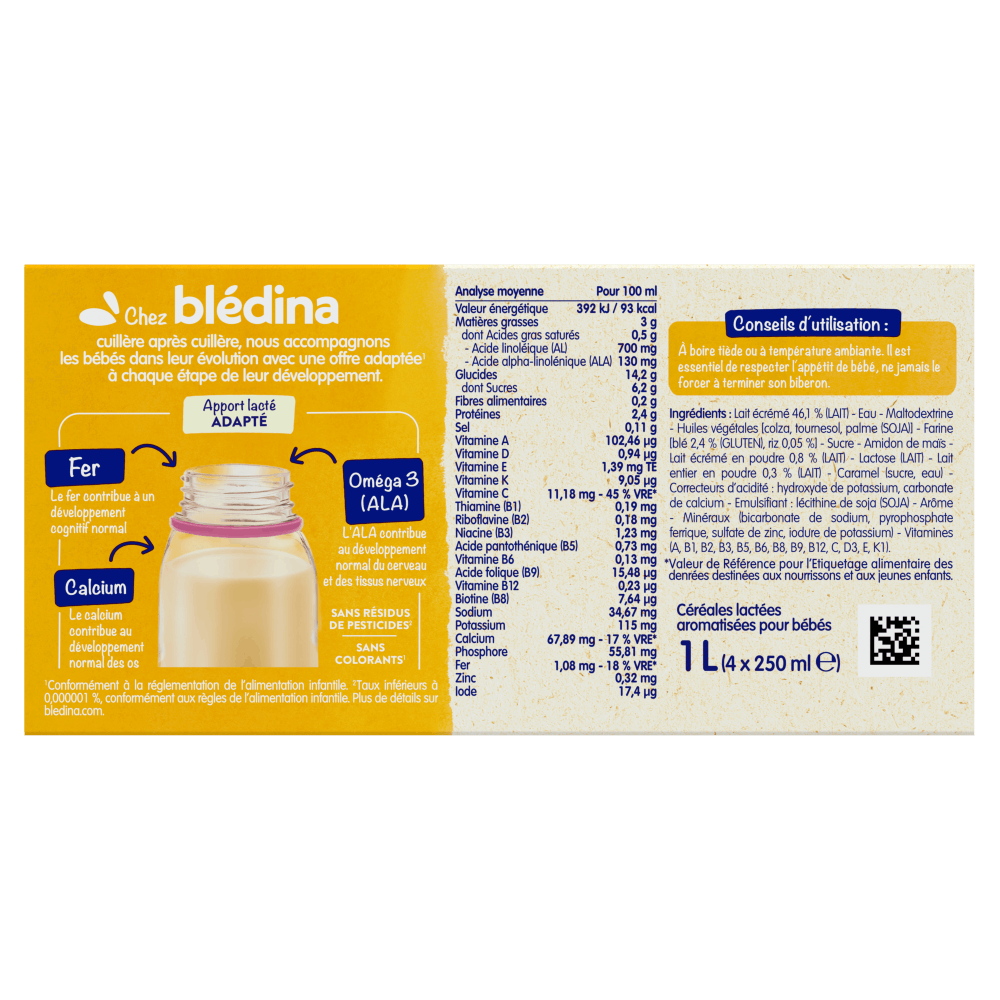 Blédidej - Saveur Biscuit - Lot x3 - Dos