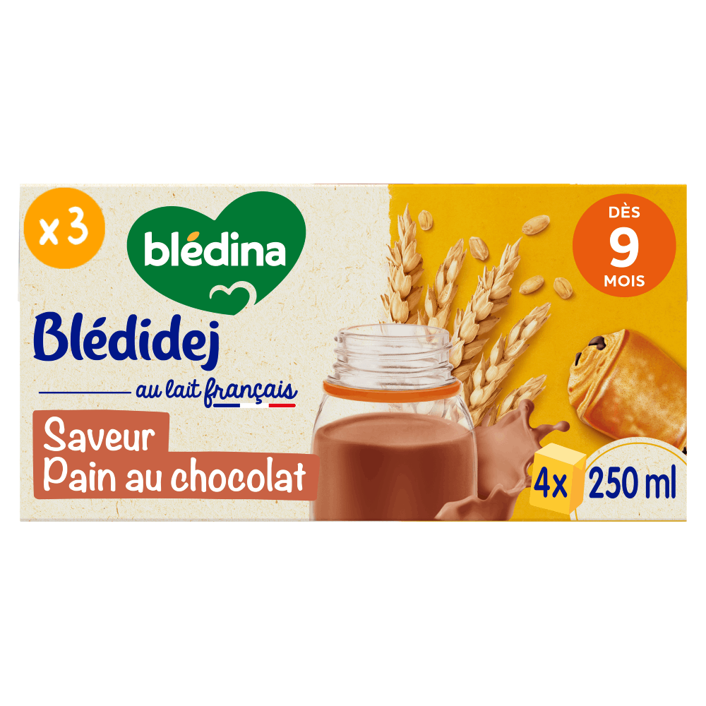 Blédidej - Saveur Pain au Chocolat - Lot x3