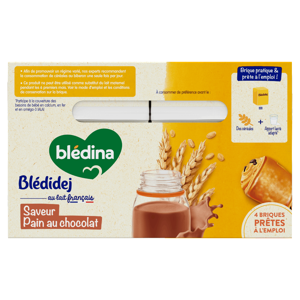 Blédidej - Saveur Pain au Chocolat - Lot x3 - Haut