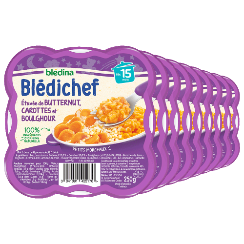 Pack Blédichef Etuvée de butternut, carottes et boulghour