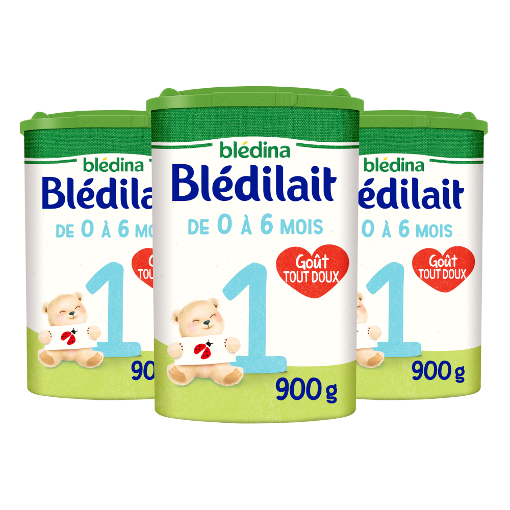 Blédina Blédilait Premium Lait Bébé 1er Age 820 g : : Epicerie
