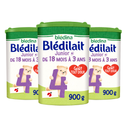 BLEDINA Blédilait 3 lait de croissance liquide de 12 mois à 3 ans 18x25cl  pas cher 