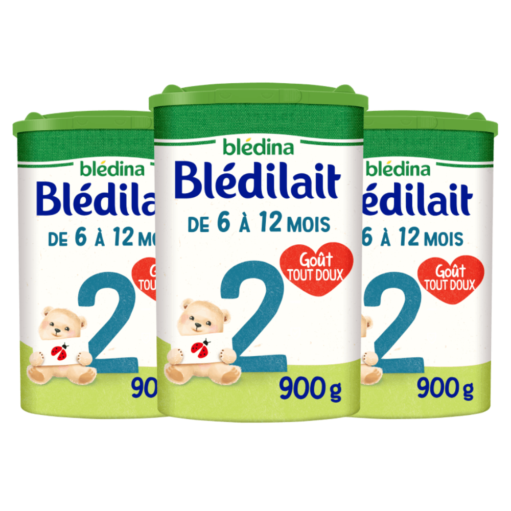 30 boîtes de lait Blédilait 2ème âge à tester GRATUITEMENT