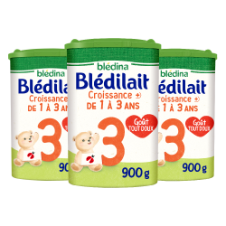 Lait bébé en poudre 18 mois - 3 ans Blédilait Junior BLEDINA : la boîte de  900g à Prix Carrefour