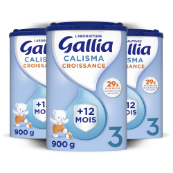 Calisma Croissance - 900g - Lait infantile - Lot x3