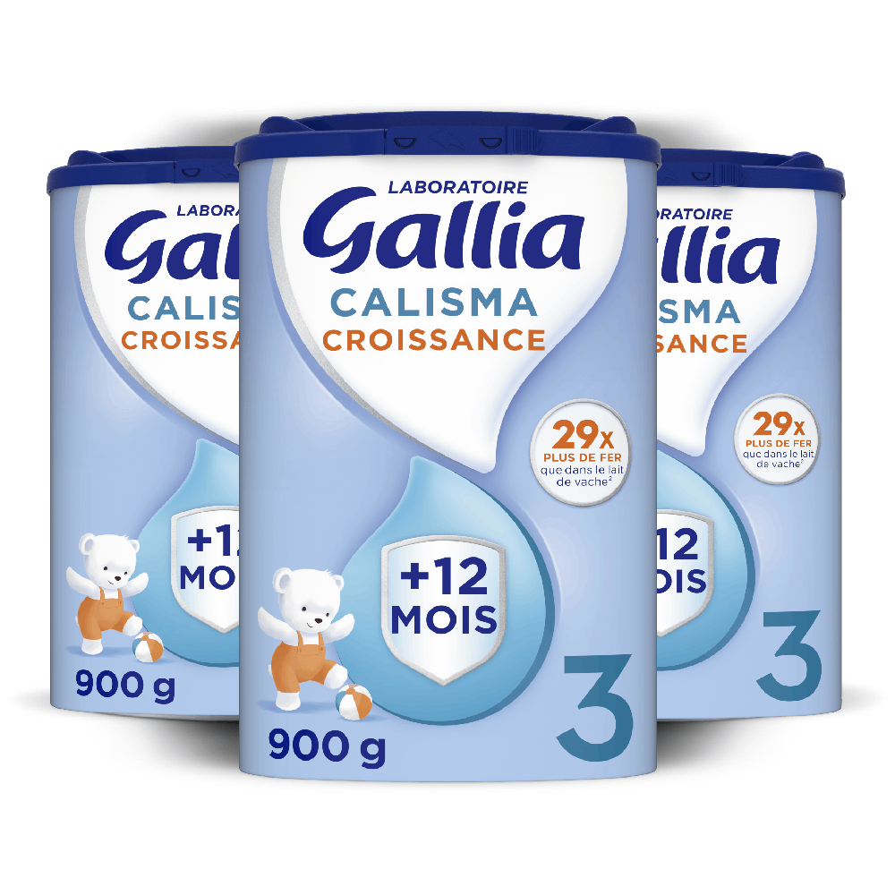 Calisma Croissance - 900g - Lait infantile - Lot x3