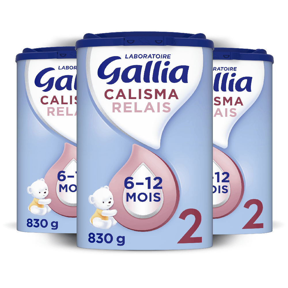Calisma Relais 2ème âge - 830g - Lait infantile - Lot x3