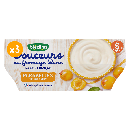 Douceurs au Fromage Blanc Mirabelles - Lot x3