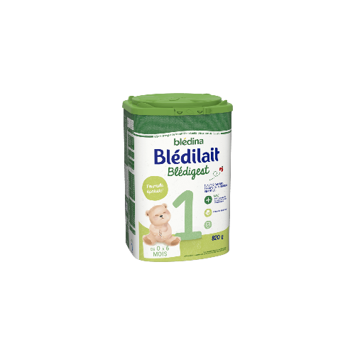 Blédina Blédilait Blédigest lait infantile 1er âge 0 à 6 mois 820gr