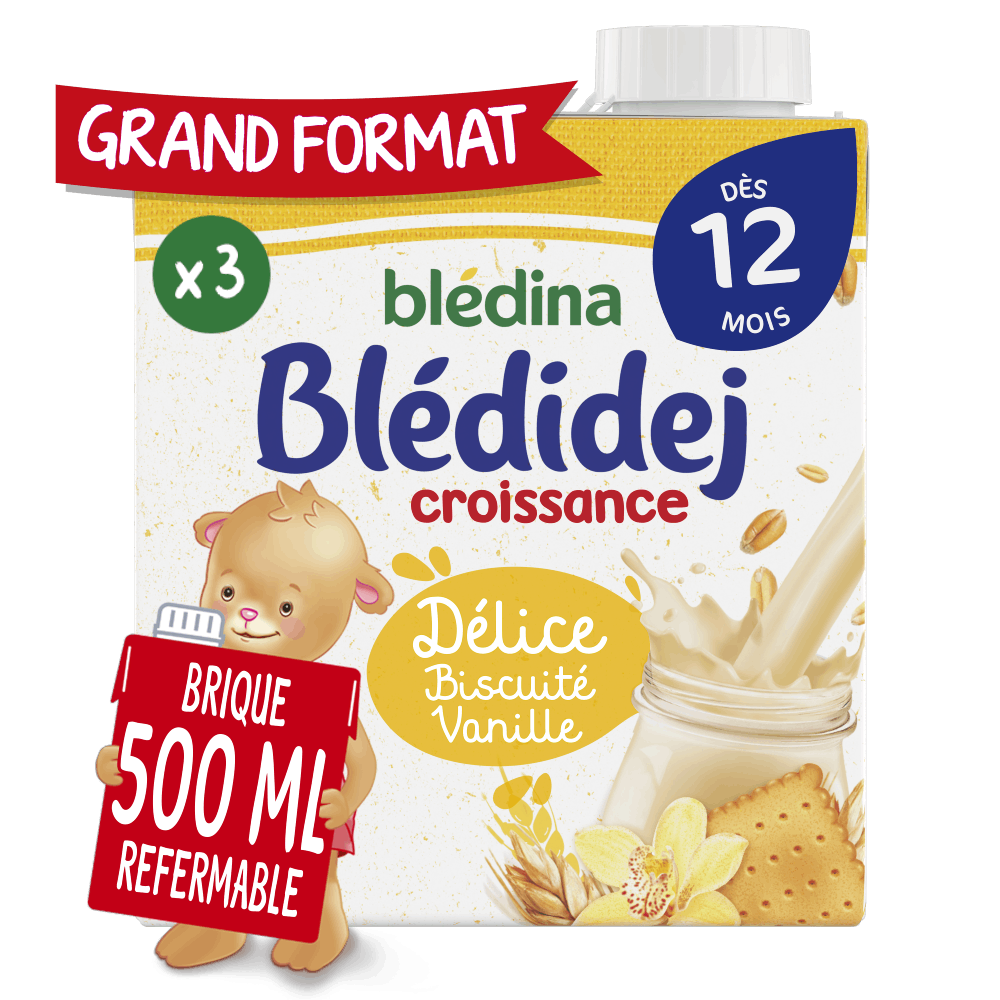 Blédidej - Délice Biscuité Vanille - Lot x3