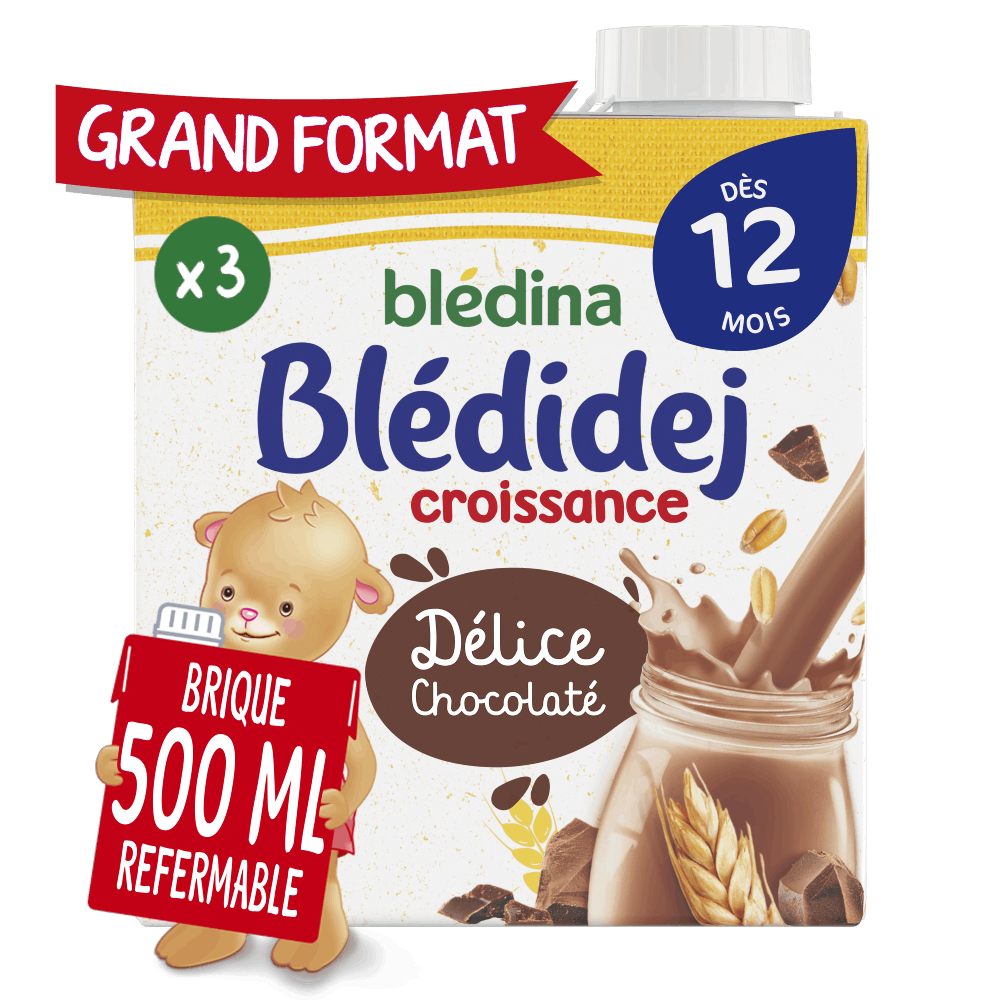 Blédidej Délice Biscuité Choco - Dès 12 mois- lotx3