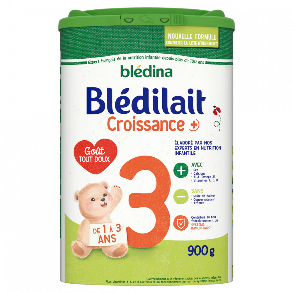 Blédilait Croissance - 900g - Lait infantile - Lot x3