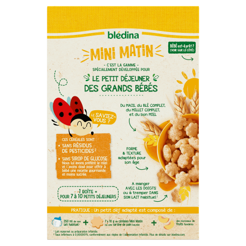 Mini Matin - Céréales complètes au Miel - Lot x2