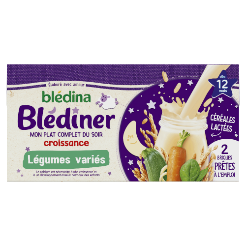 BLEDINA - BLEDINA BLEDINER BRIQUES MAXI LOT 6x250ml 4 Légumes