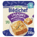 Blédichef - Lasagnes aux petits Légumes - 230g - Face
