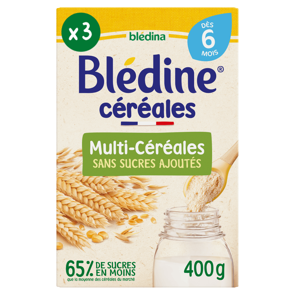 Blédine multi céréales dès 6 mois - BLEDINA - Boite de 400 g