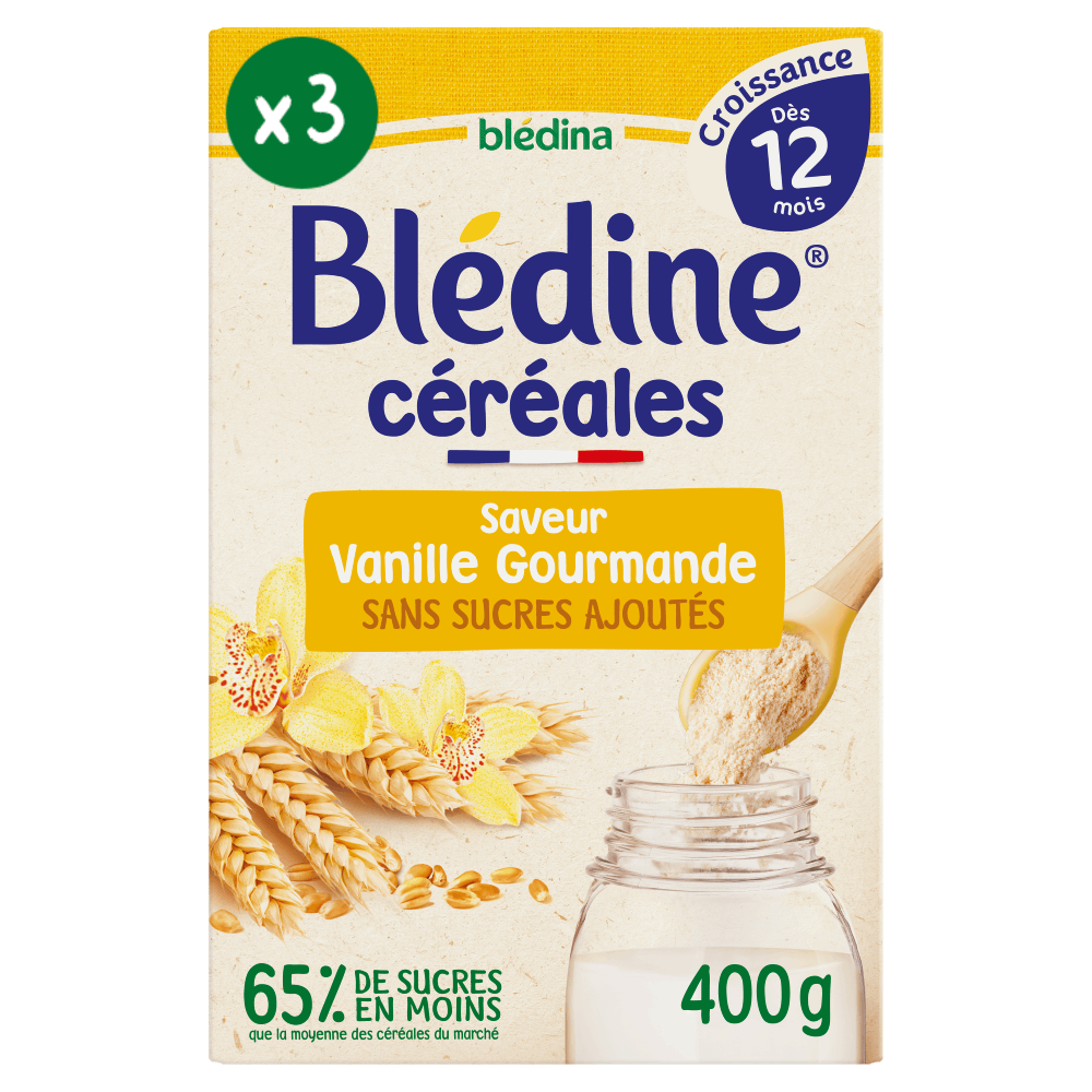 Blédidej Croissance Biscuité saveur vanille dès 12 mois BLEDINA :  Comparateur, Avis, Prix