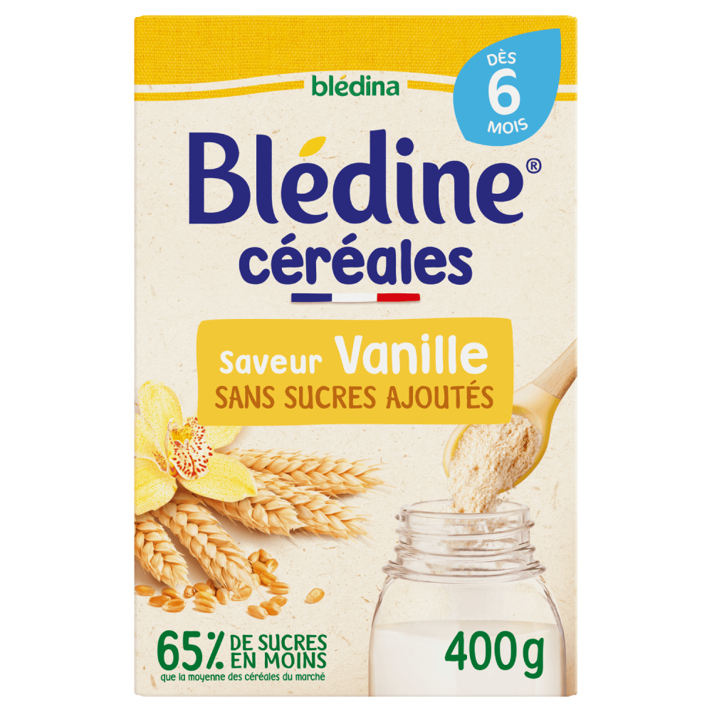 Blédina Blédine Dès 6 mois - Goût Vanille ou Biscuit