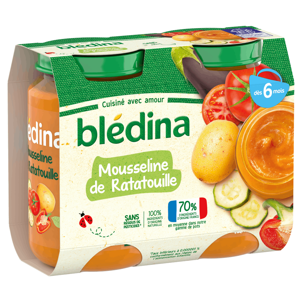Petits pots Blédina - Lot Multi-variétés légumes x4