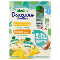 Gourdes - Douceurs Fruitées 100% Végétal - 4x90g