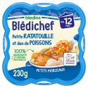 Blédichef  Petite ratatouille et duo de poissons