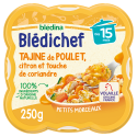 Blédichef - Tajine de Poulet, Citron et Touche de Coriandre - 250g