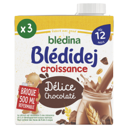 Blédidej Délice Biscuité Choco - lotx3 - Blédina - Dès 12 mois - Face